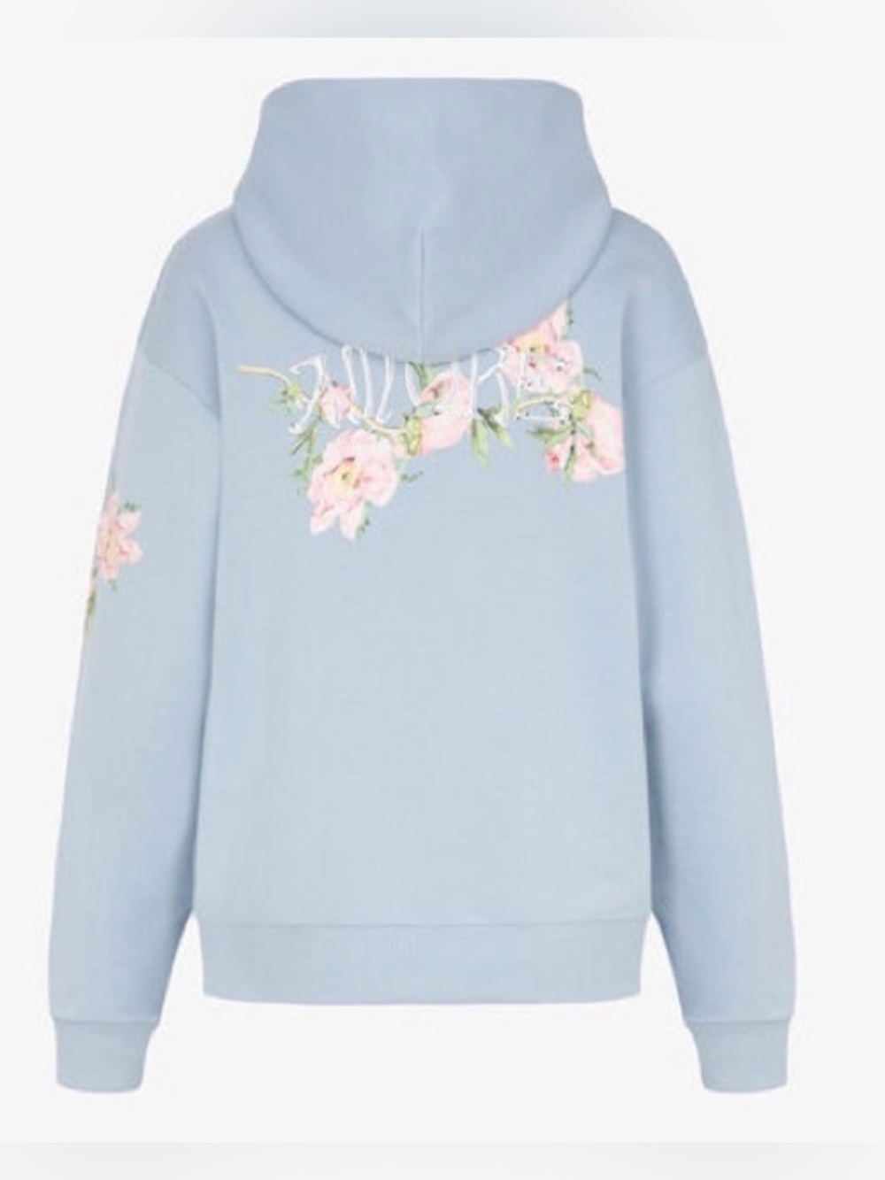 Givenchy Light Blue Floral Hoodie XS
